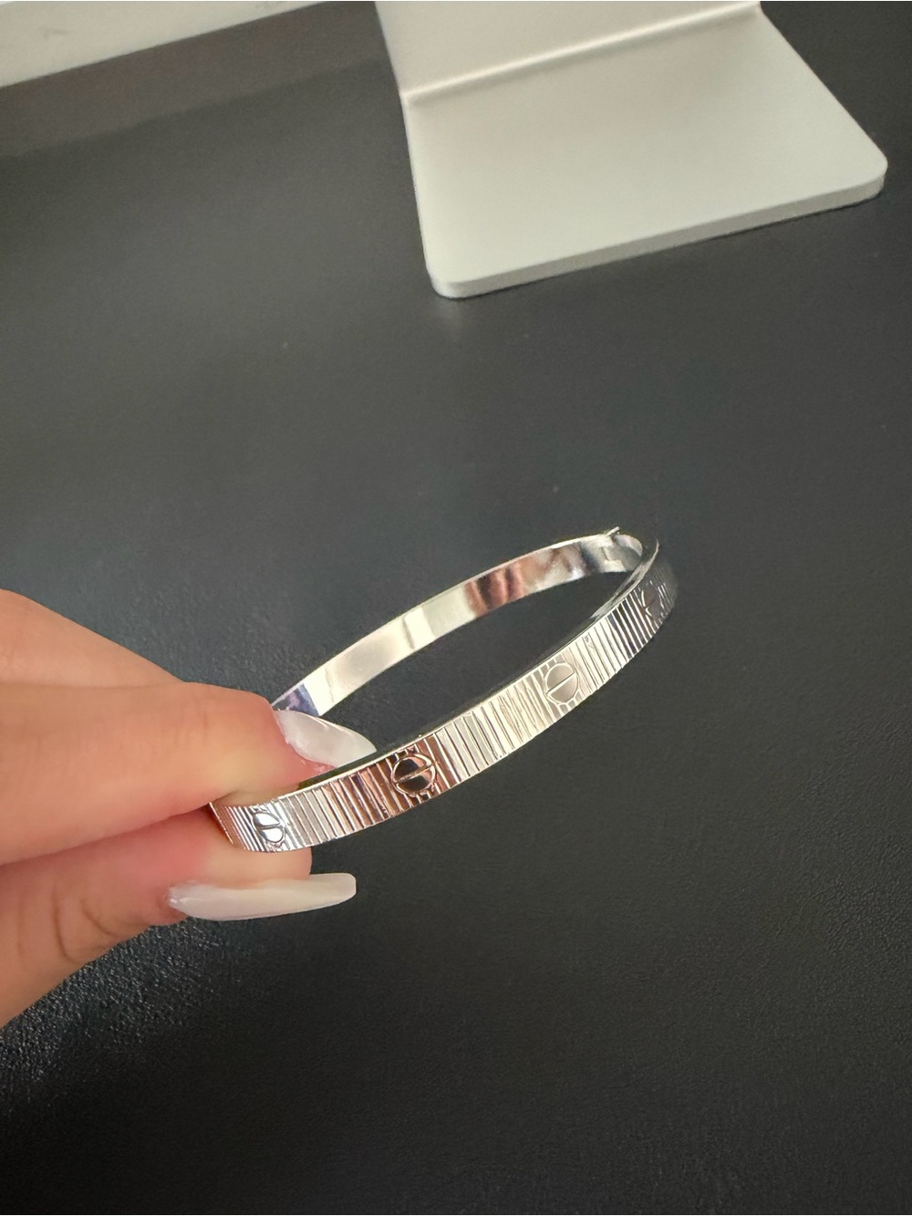 Cartier Silver Bangle - Picture 4 of 15